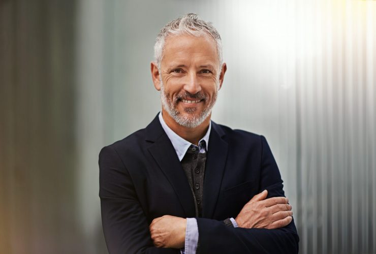 Professionalism personified. Portrait of a confident businessman in the office